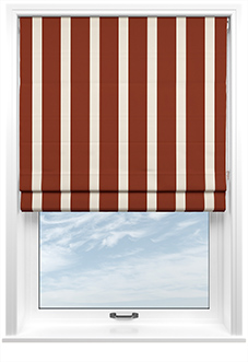 The British Stripe Co. Henry, Teignbridge No.1 - Roman Blind
